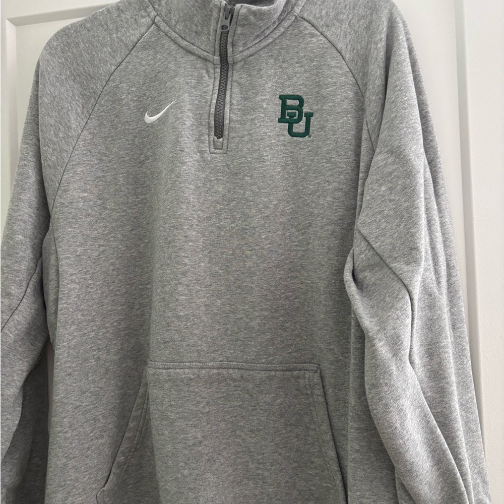 Nike Gray Sweatshirt with Black Logo